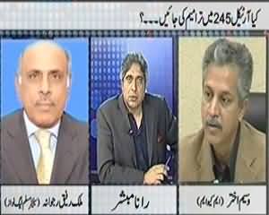 Prime Time with Rana Mubashir (Rangers Ki Bila Tafreek Karwai, Magar MQM Ke Shikwey) - 11th September 2013