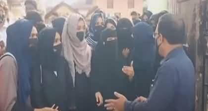 Protests erupt in Karnataka India after girls denied entry in college over Hijab