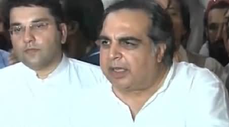 PTI Changed Karachi Jalsa Venue, Imran Ismail Media Talk – 11th April 2015