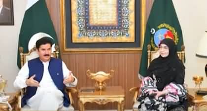 PTI delegation meets governor KPK Faisal Karim Kundi over political situation