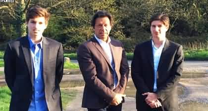 PTI founder Imran Khan finally talks to his sons via telephone