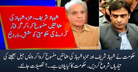 PTI Government's new plan against Shahbaz Sharif and Hamza Shahbaz