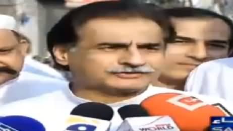 PTI Ke Naseeb Mein Rona Hi Hai - Ayaz Sadiq Media Talk in NA-122 - 11th October 2015