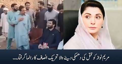 PTI leader arrested for giving death threats to Maryam Nawaz