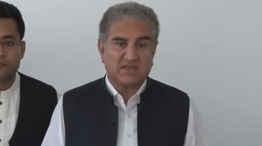 PTI Leader Shah Mehmood Qureshi Media Talk - 15th August 2018