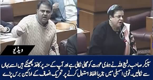 PTI Leaders Bashed Agha Rafiullah On Using Slangs For Women In National Assembly