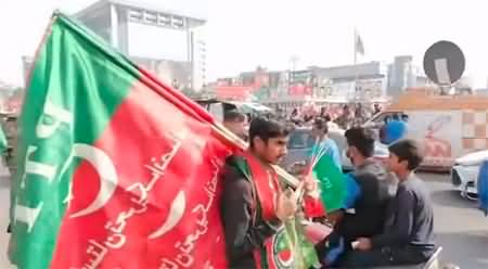 PTI Long March: Live From Liberty Chowk Lahore