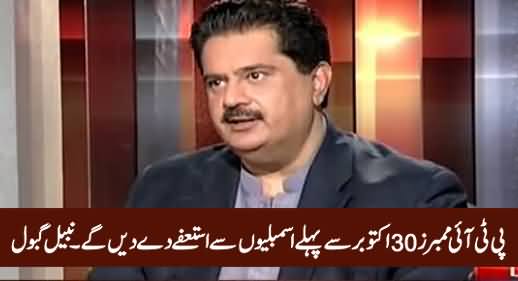 PTI Members Will Resign From Parliament Before 30th October - Nabil Gabol