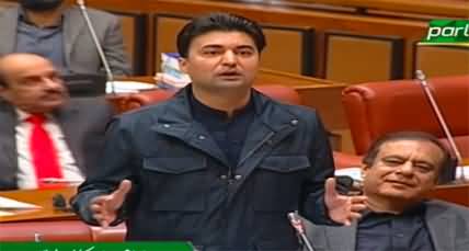 PTI minister Murad Saeed's aggressive speech in Senate - 8th February 2022