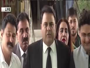 Fawad Chaudhry Media Talk In Response To Nawaz Sharif's Speech