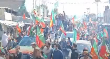 PTI's big and jam-packed election rally in Mohmand