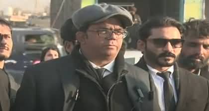 PTI's Faisal Chaudhry's media talk outside Adiala Jail