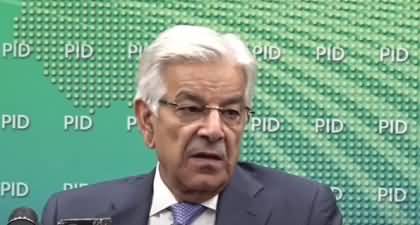 PTI's social media teams' campaign after Lasbela's incident - Khawaja Asif's Press Conference