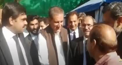 PTI Vice Chairman Shah Mehmood Qureshi Reached Zaman Park to meet Imran Khan