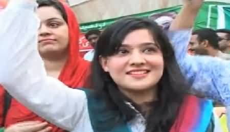 PTI Women Much Excited About Azadi March and Vow To Take Part at Any Cost