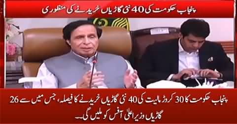 Punjab government decides to buy 40 new vehicles worth 30 crores Rs.