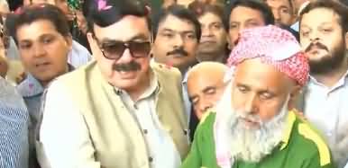 Railway Minister Sheikh Rasheed Inaugurates New Train From Lahore To Faisalabaad