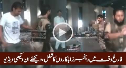 Rangers Having Fun After Long Duty Hours - Watch Unseen Video