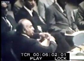 Rare Speech of Zulfiqar Ali Bhutto in UN Security Council When he Tore the Resolution into Pieces