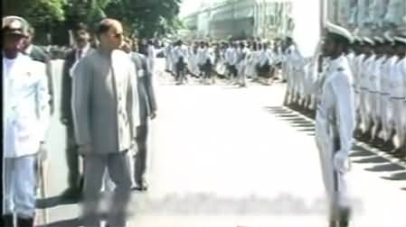 Rare Video: Indian PM Rajiv Gandhi escapes an attempt on his life by a Sri Lankan Naval Cadet