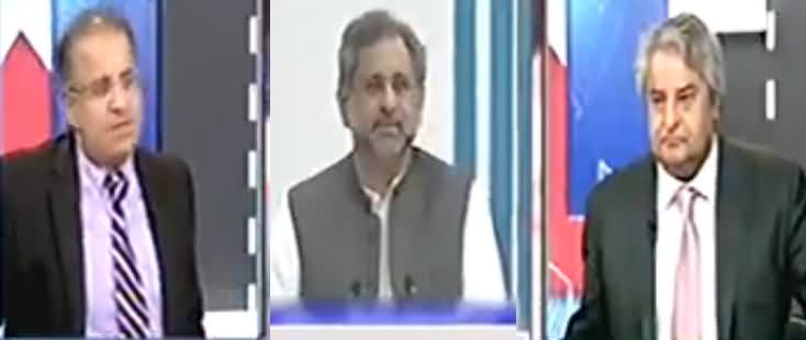 Rauf Klasra And Amir Mateen Grilled PM Abbasi on His Statement Against Chairman Senate