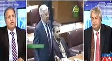 Rauf Klasra Bashing Khawaja Asif Over His Speech In Parliament