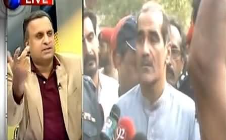 Rauf Klasra Bashing Khawaja Saad Rafique For His Stupid Arguments About Train Incident