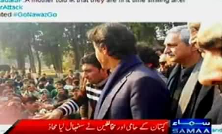 Reaction of Social Media on Protest Against Imran Khan Outside APS Peshawar