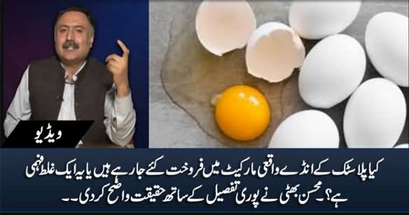 Reality of Plastic Eggs / Fake Or Artificial Eggs - Details By Mohsin Bhatti