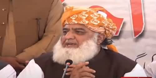 Referendum Only in Azad Kashmir Is A Treason Against Struggle For Kashmir - Maulana Fazlur Rehman