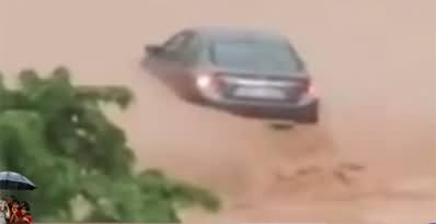 Retired colonel and his daughter who swept away in rain water are still missing