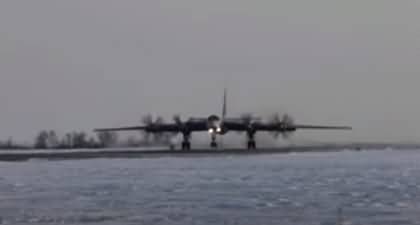 Russian bombers with nuclear capabilities were seen patrolling over the Sea of Japan