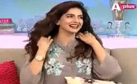 Saba Qamar Doing Excellent Mimicry of Different Famous Personalities