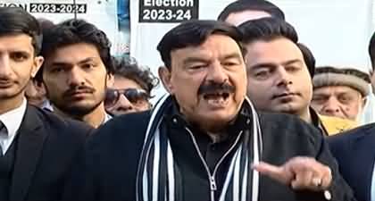 Sadar Arif Alvi Ne To Kamal Kar Dia - Sheikh Rasheed happy with President Arif Alvi