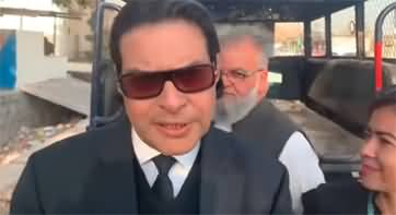Salman Akram Raja's media talk after meeting Imran Khan in Adiala jail