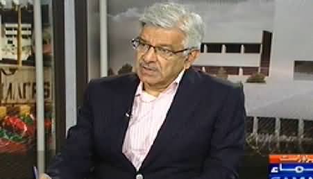 Samaa News (Khawaja Asif Special Interview) 8PM To 9PM - 11th September 2014