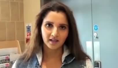 Sania Mirza Special Video Message For Shoaib Malik & His Family