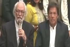 Sardar Asif Ali Press Conference With Imran Khan After Rejoining PTI