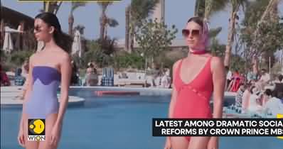 Saudi Arabia holds 'historic' first swimwear fashion show