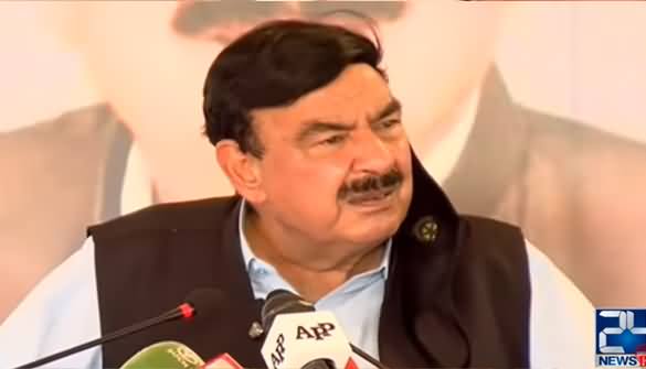 Sawal Kar, Taqreer Na Kar - Sheikh Rasheed Got Angry on Reporter