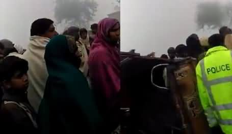 School kids Rickshaw accident in Bahwalpur: Parents badly crying on the death of their children