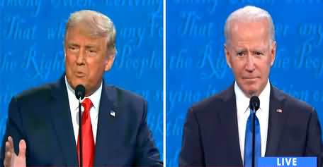 Second 2020 US Presidential Debate Between Donald Trump and Joe Biden