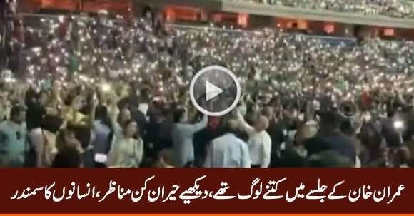 See Amazing Crowd Present At Capital Arena One (America) In Imran Khan's Jalsa