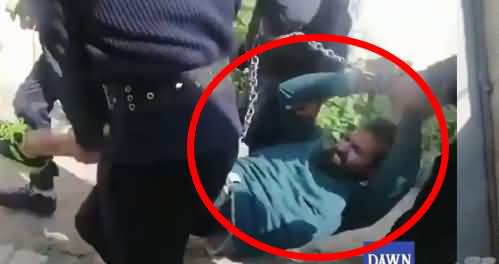 See How Police Brings Zahir Jaffer Out After He Misbehaved in Court