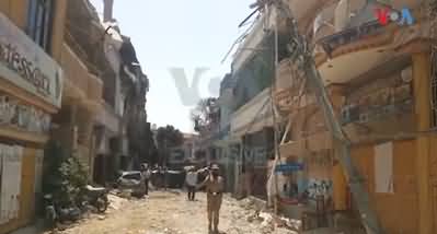 See Latest View of The Street Where PIA Plane Crashed