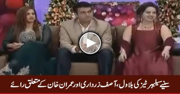 See What Celebrities Said About Imran Khan, Bilawal & Nawaz Sharif