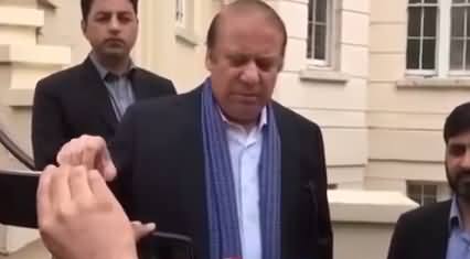 See What Kind of Questions DARBARI Journalists Asking To Nawaz Sharif in London