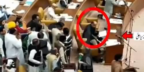 See What Opposition Did with CM Punjab Usman Buzdar During Punjab's Budget Session Yesterday