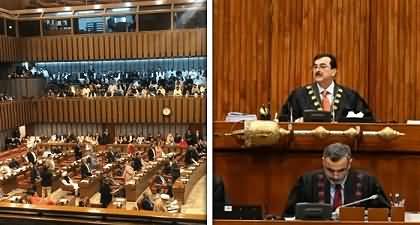 Senate approves 27th Constitutional Amendment clause-wise with further amendments, Opposition stages protest