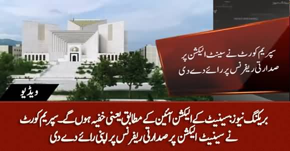 Senate Polls Can Not Be Held Through Open Ballot - Supreme Court